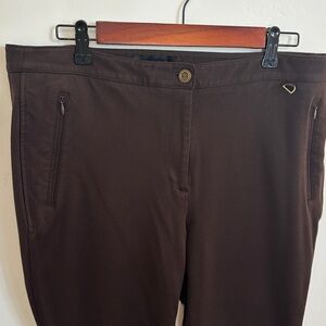 Talbots Dalton Riding Pant Chocolate Brown Size 12